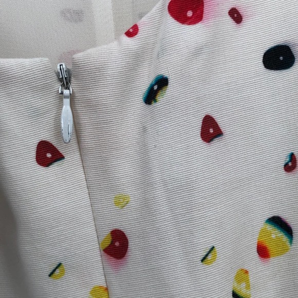 Akris Punto Boulder Print Flounce Hem Dress Cotton Size 6 Retail $1,190 - Picture 11 of 15